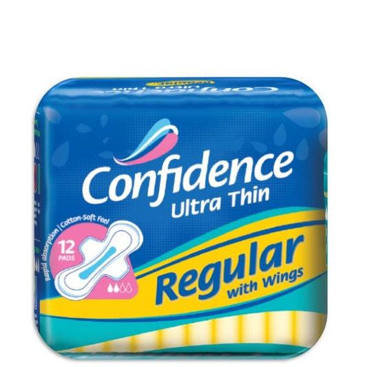 Confidence Ultra Thin Regular w/wings 12's
