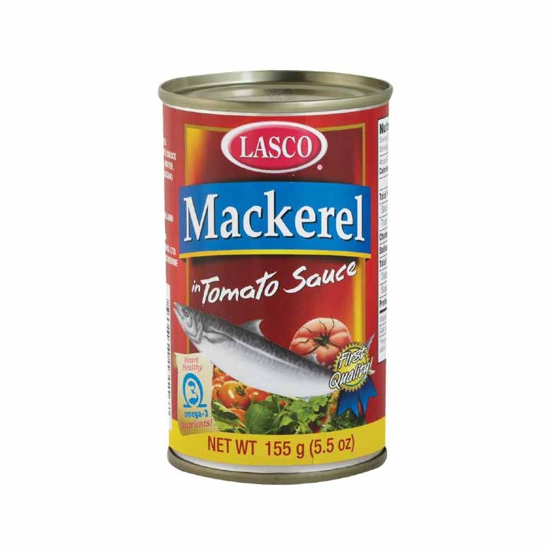 Lasco Mackerel in tomato sauce 155g