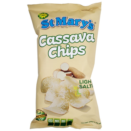 St. Mary Cassava Chips (lightly salted)