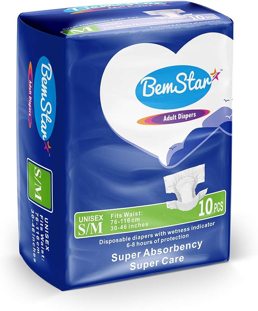 Bemstar Adult Diapers S/M