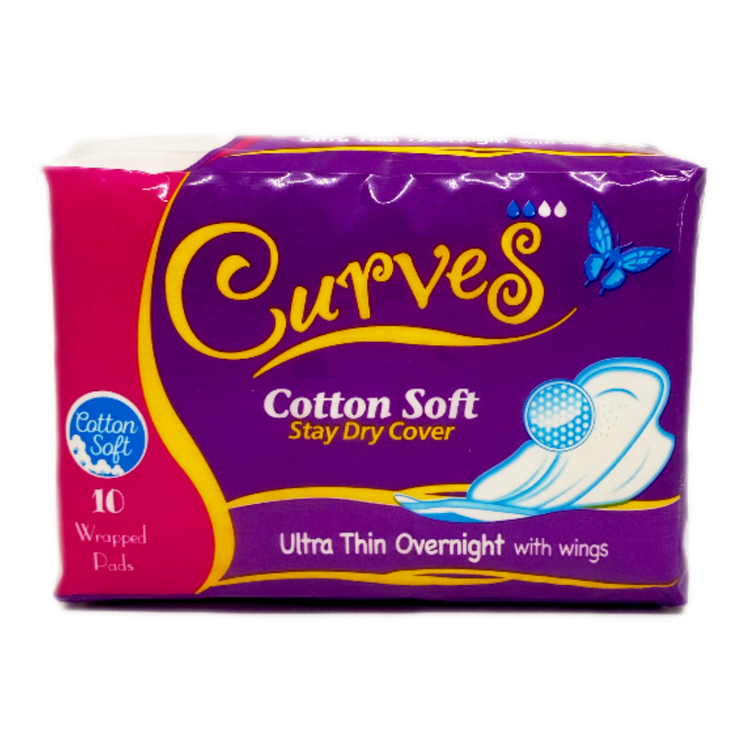 Curves c/soft Ultra Thin Overnight W/wings