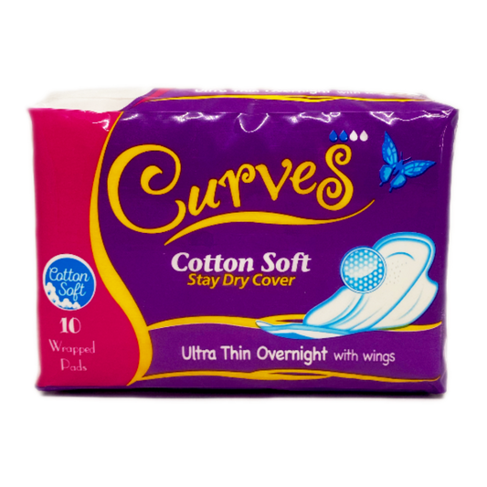 Curves c/soft Ultra Thin Overnight W/wings