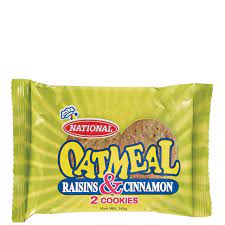 National Oatmeal Raisin Cinnamon Biscuit 30g